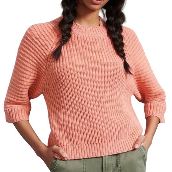 NWT Maeve Mackenzie Coral Orange Sweater XL - Picture 1 of 10